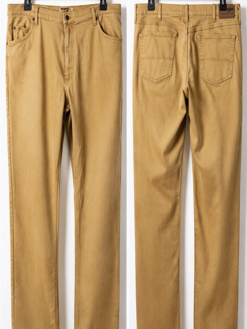 Wrangler Men’s Straight Chino Pants in Tan
